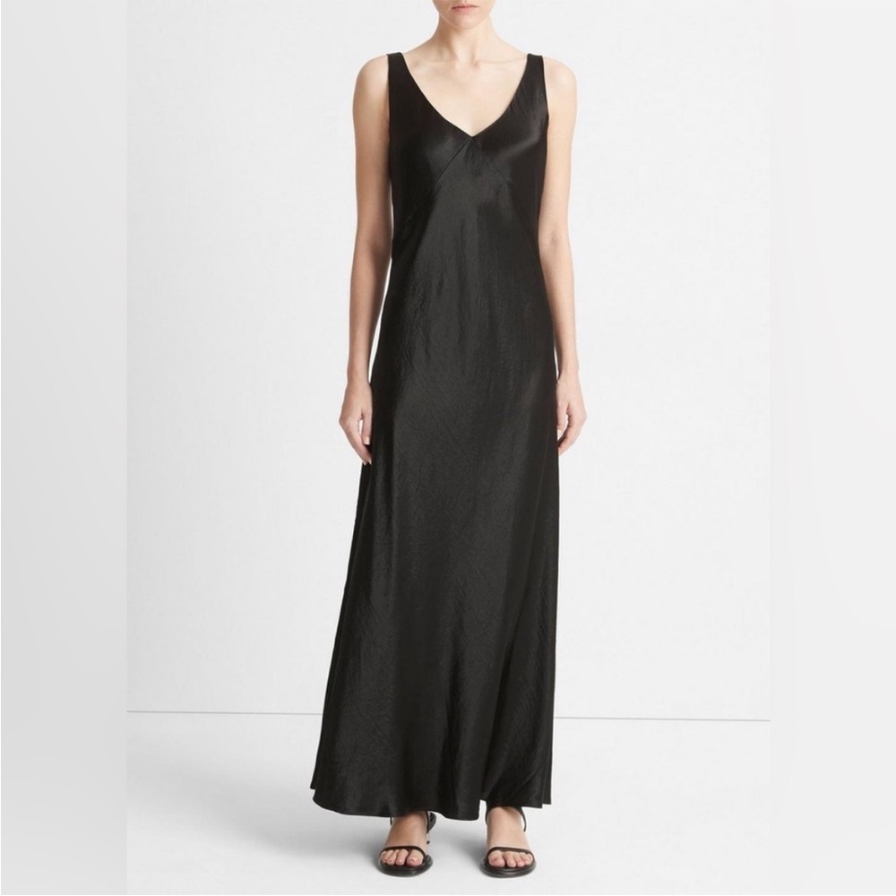 VINCE Black Maxi Dress